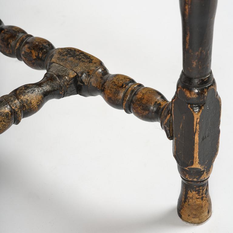 A Swedish baroque 'judge's' chair, circa 1700 / early 18th century.