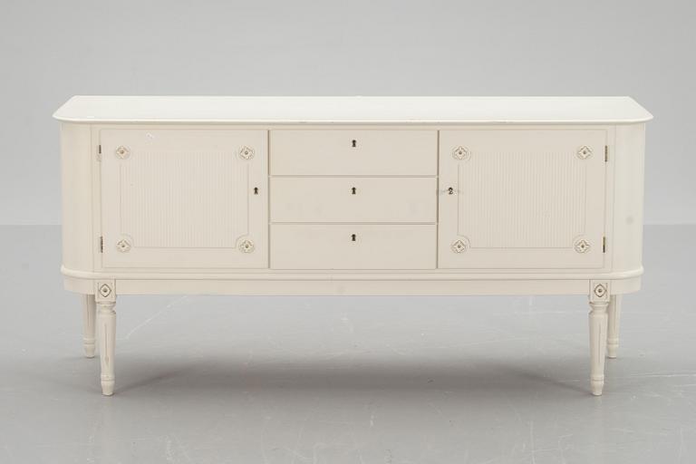 MATSALSMÖBLEMANG, 9 delar, gustaviansk stil, 1900-talets slut.