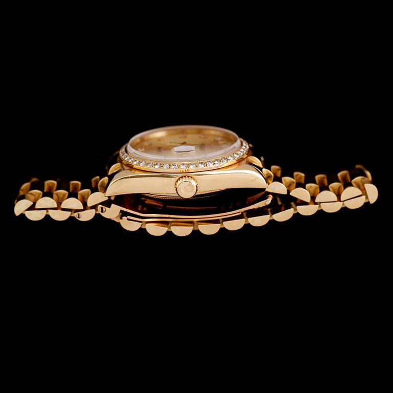 ARMBANDSUR, 18 k guld, Rolex, Day Date. Automatisk.
