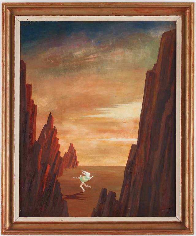 Esaias Thorén, Surrealistic landscape.