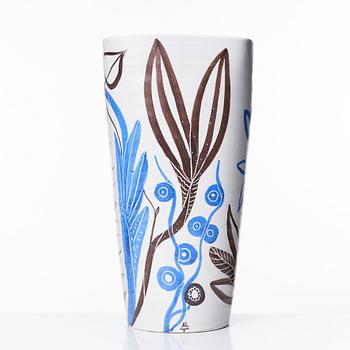 Anna-Lisa Thomson, a unique floor ceramic vase, Uppsala-Ekeby, Sweden 1940s.