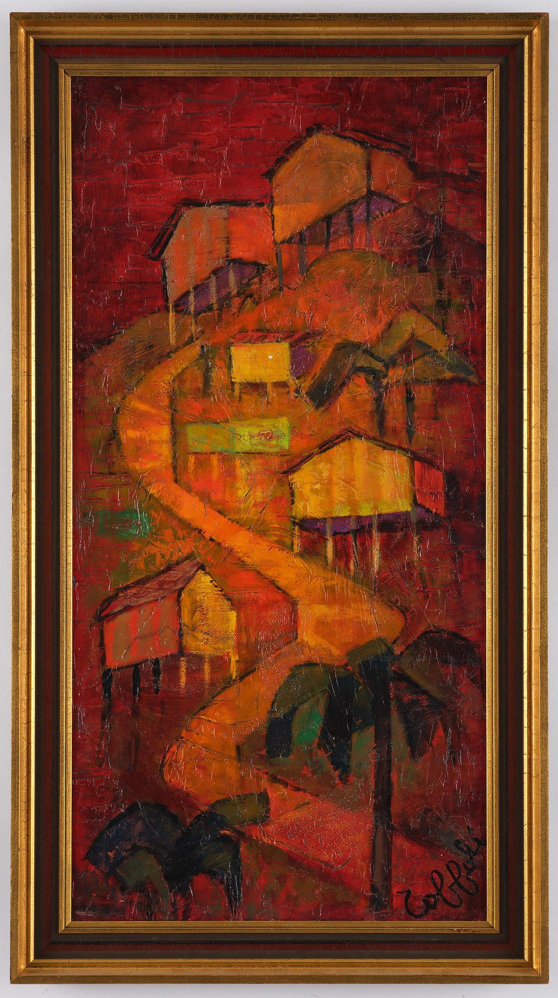 Louis Toffoli, Composition with houses.