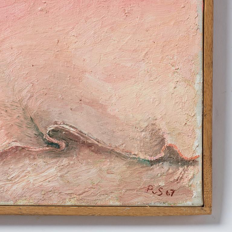 Philip von Schantz, oil on canvas. Signed PvS and dated -67.