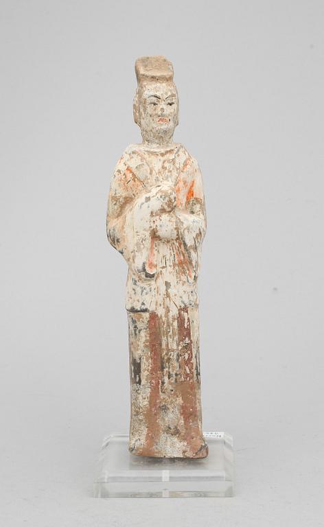 FIGURIN, lergods, Norra Wei, Kina troligen 386-534 e Kr.
