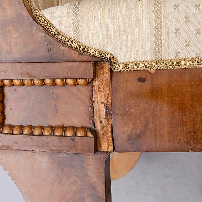 SOFFA, senempire, 1800-talets mitt.