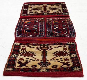 A semi-antique saddlebag, Soma/Bergama area, Western Anatolia, c. 124 x 46 cm.