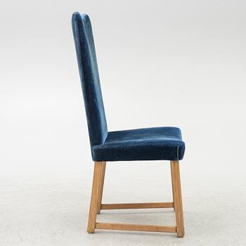 Swedish Modern, stolar, fyra stycken, 1940-tal.