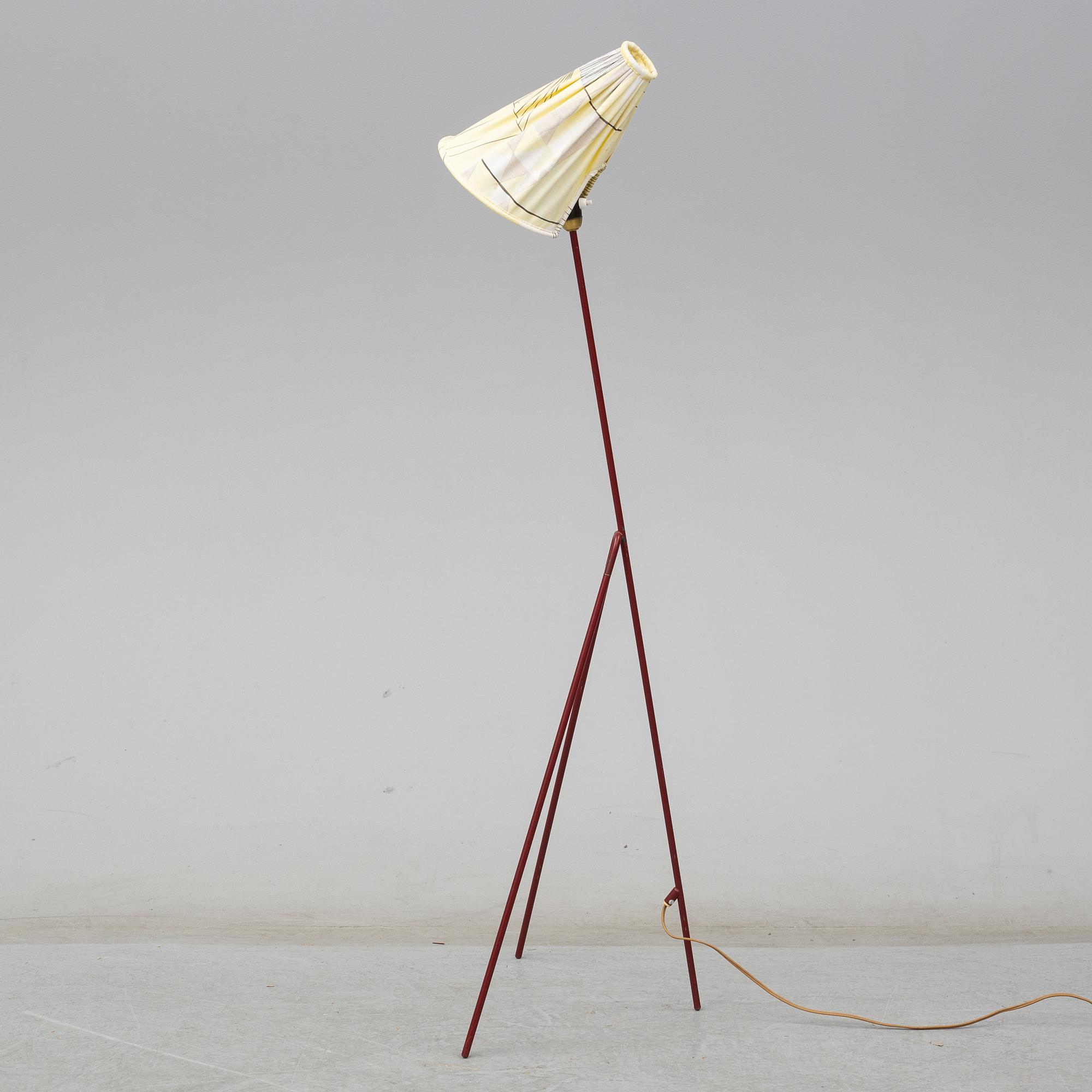 GOLVLAMPA, 1950-tal, märkt "ESAE 58".