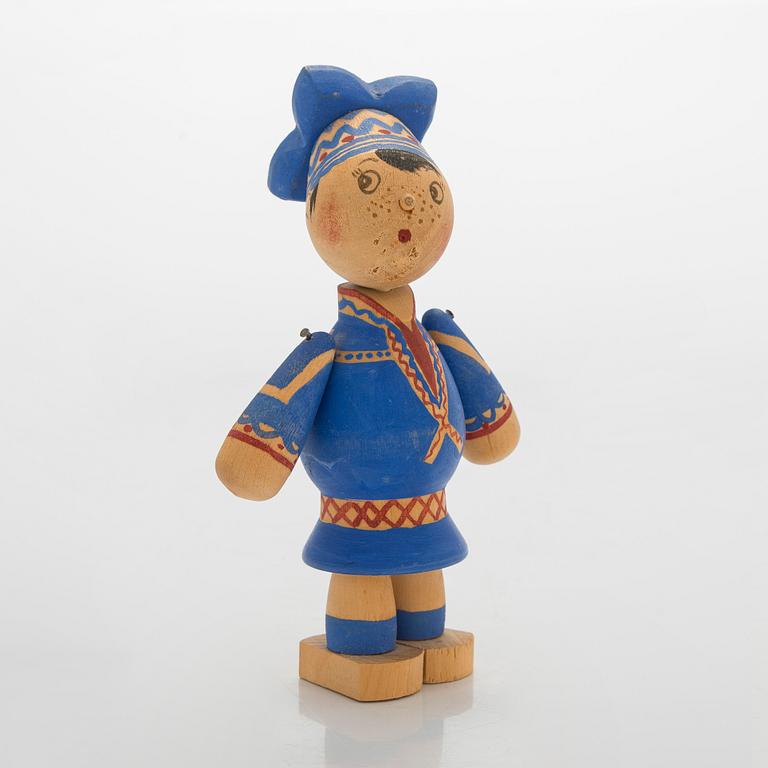 aj Franck, doll "Toto" and a booklet 'Leksaker' (Toys) 1946.