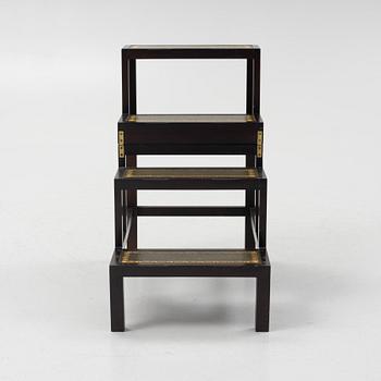 Library ladder/table, England, second half of the 20th century.