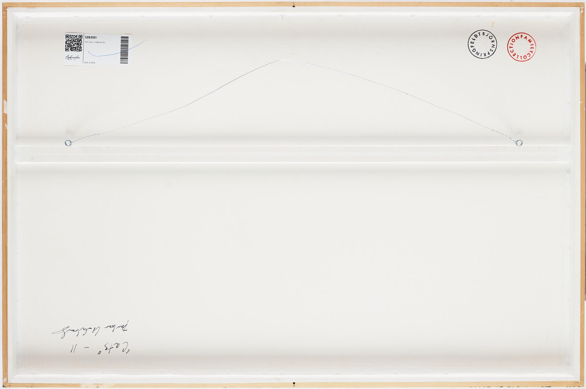 Per-Ivar Lindekrantz, watercolour and pencil, signed.