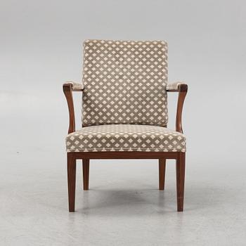 Josef Frank, a model 868 armchair, Firma Svenskt Tenn, Sweden.