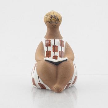 Lisa Larson, a 'Charlotta' stoneware figurine from the series 'ABC-flickorna', Gustavsberg.