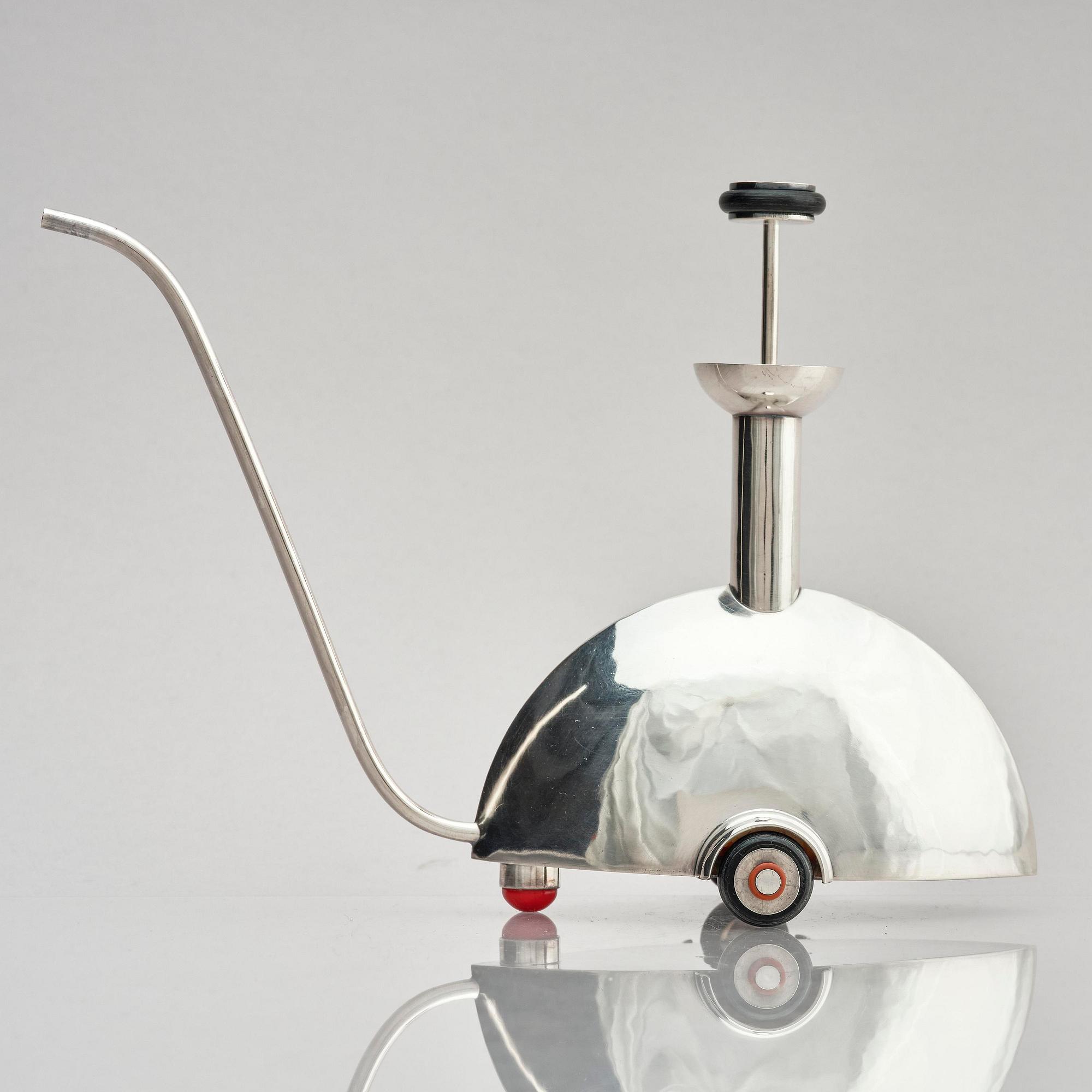 Mats Eskils, kanna "DropStop", sterlingsilver, Stockholm, 1999.