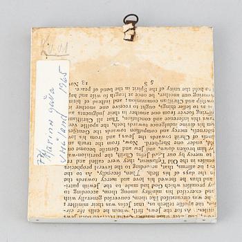 Josef Karl Stieler, efter. Miniatyr. 18/1900-tal. Osignerad.