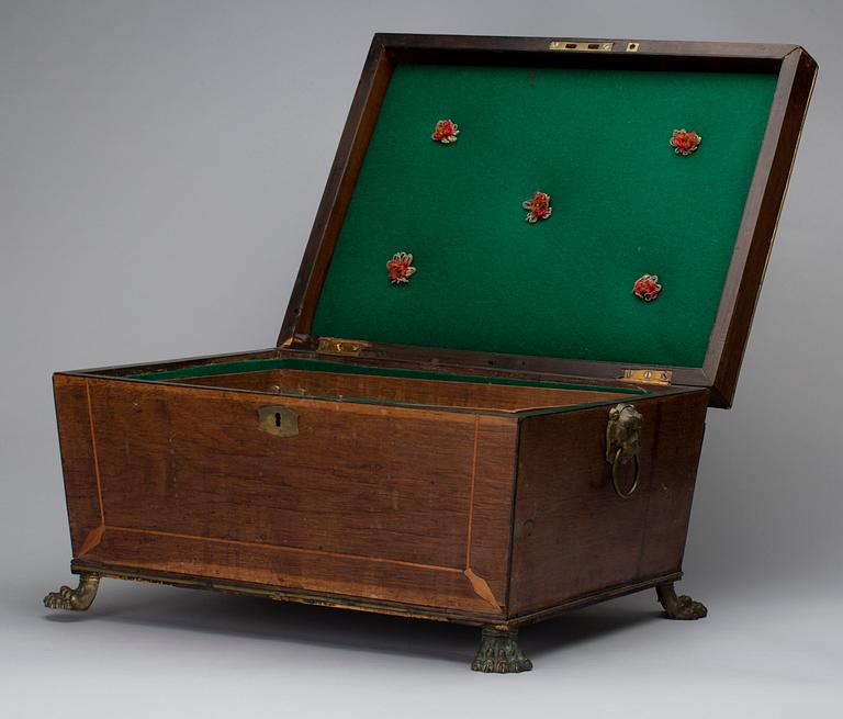 SCHATULL, England, 1800-tal.