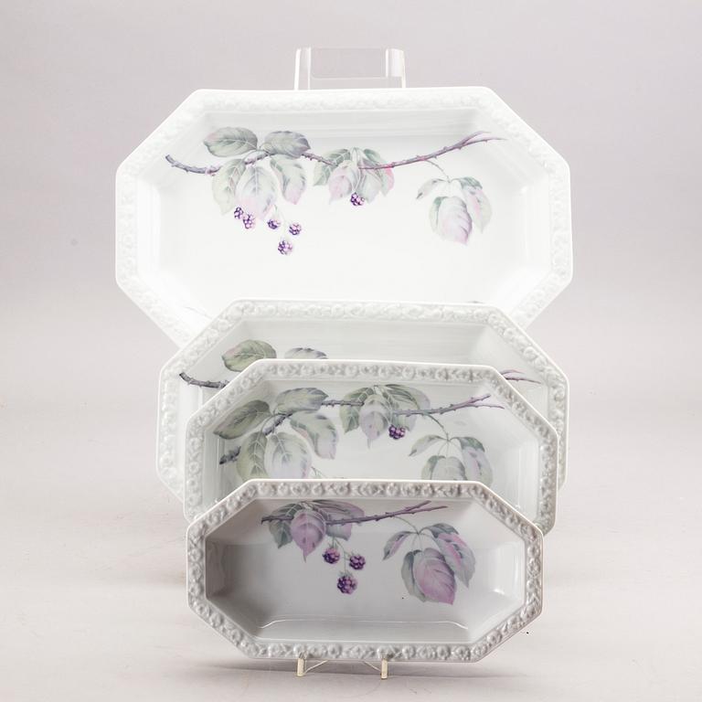 SERVIS  83 dlr "Maria" Rosenthal sent 1900-tal porslin och glas.