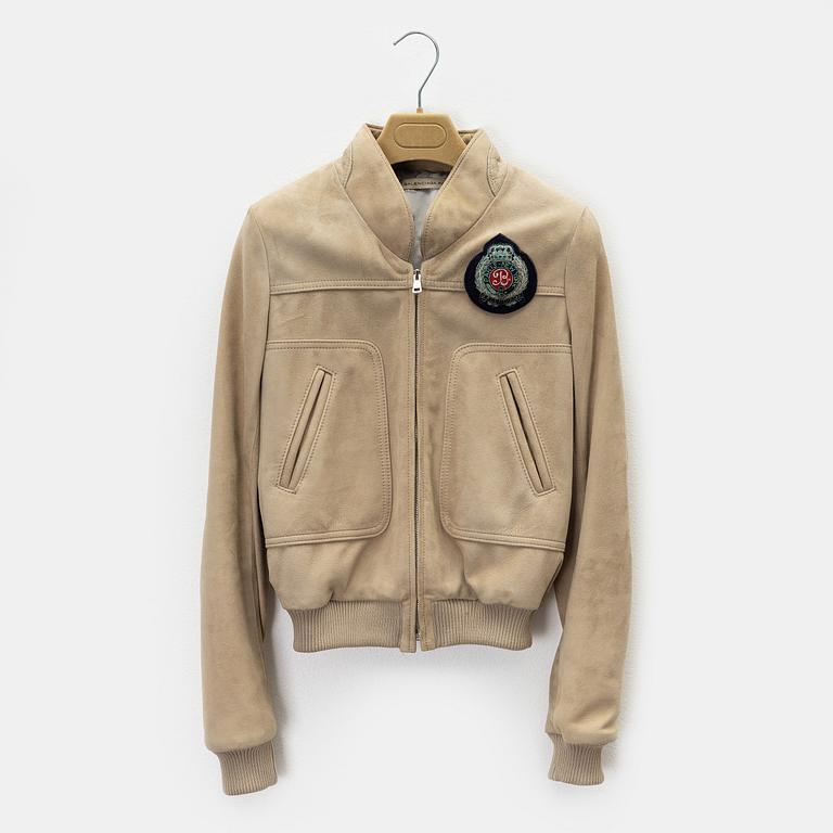 Balenciaga, a sude jacket, size 36.