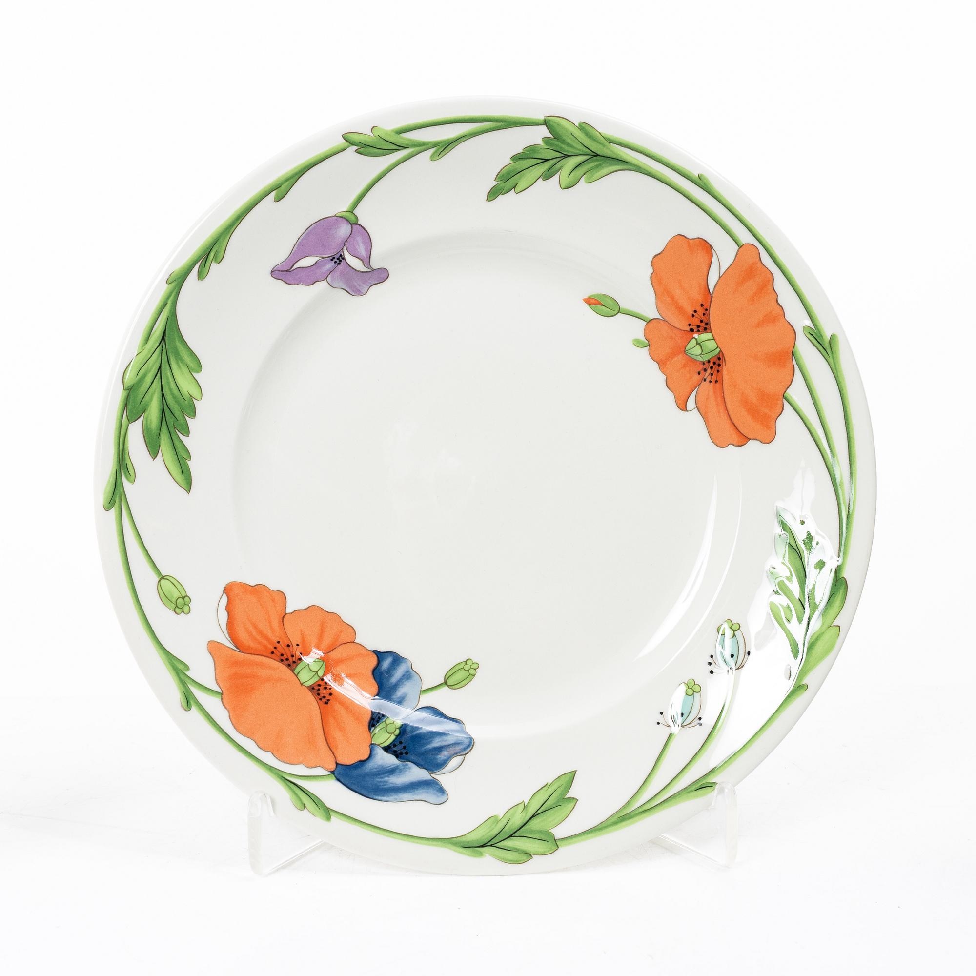 Villeroy & Boch, matservis, 69 delar, "Amapola", Tyskland.