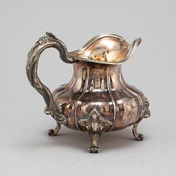 A silver creamer, St Petersburg 1851.