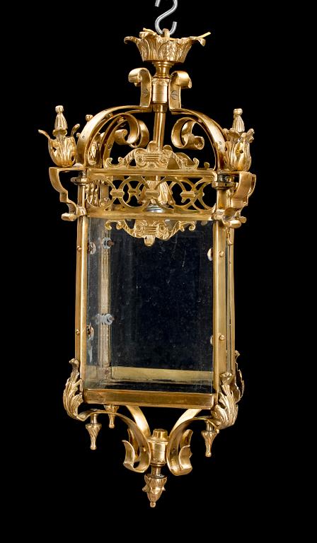 TAKLYKTA, mässing , 1900-talets senare hälft. H 73.