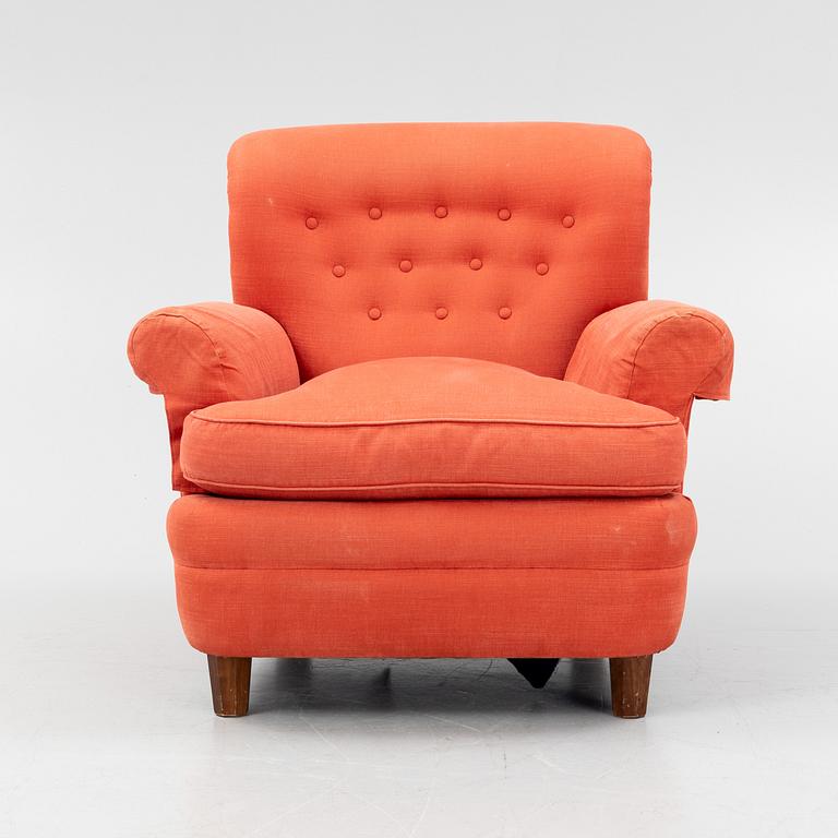 Josef Frank, a model 568 easy chair, Svenskt Tenn.