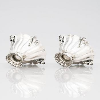 A pair of Italian Silver Sugar Bowls, Venice, mid 18th century.