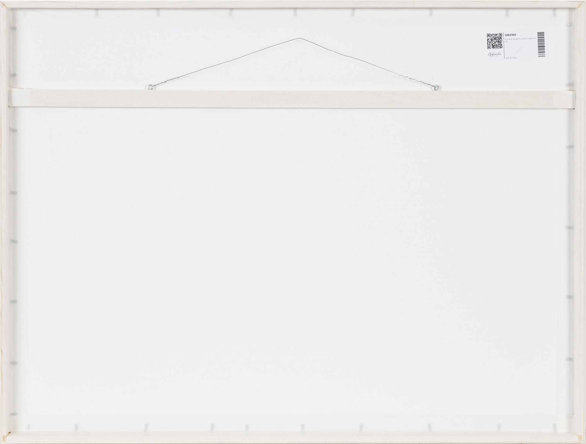 Leif-Erik Nygårds, offset, signerat.