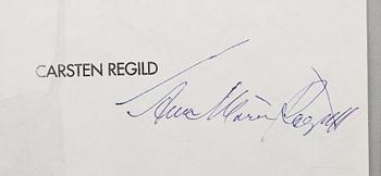 Carsten Regild, drawings, 3 pcs.