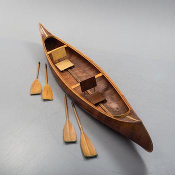 A CANOE. Manufactured by ABC, Kungälv (AB bröderna Claesson). 1960s. Signed with label.