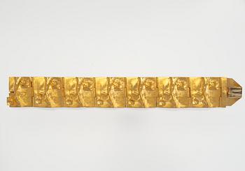 Björn Weckström, A GOLDEN BRACELET " HIPPURANNE".