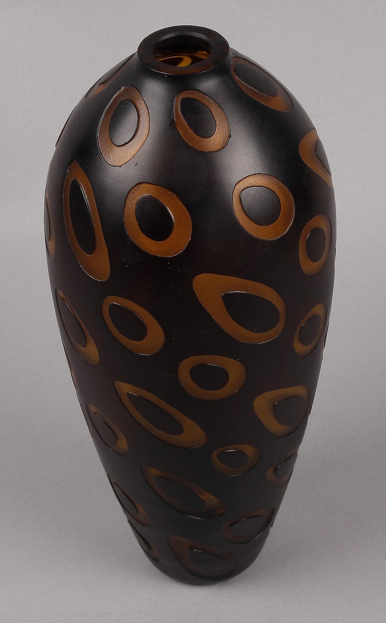 VAS, glas, Venini Italien -1972.