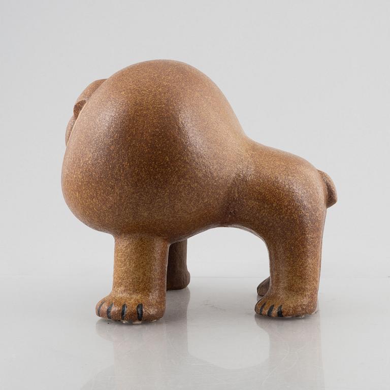 Lisa Larson, "Bulldog Maxi", skulptur, stengods, Gustavsberg, efter 1972.