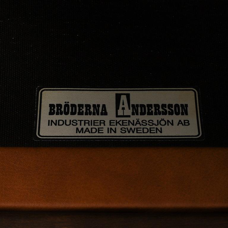 A pair of Bröderna Andersson easy chairs, Ekenässjön, 1960s.