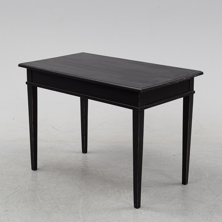 A painted writing desk, Gustavian style, 20th Century.