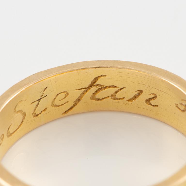 Björn Weckström, ring, 18K gold.
