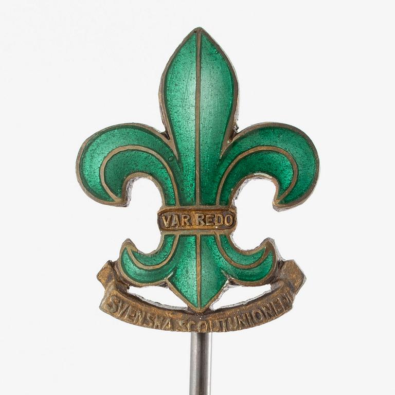 Gustav VI Adolf, a gold medal, Pro Patria, 1960.