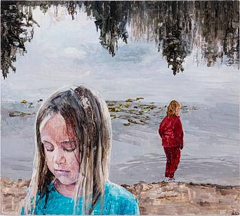 Åsa Davidsson, On the beach.