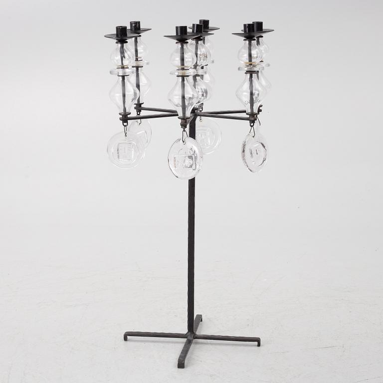 Erik Höglund, floor candle holder, Boda Smide.