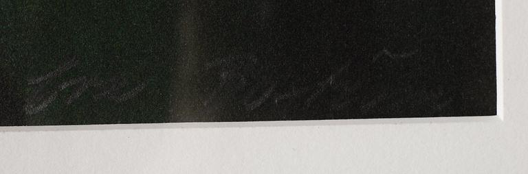 EVA BOSTRÖM, färglitografi, signerad, numrerad 126/250.