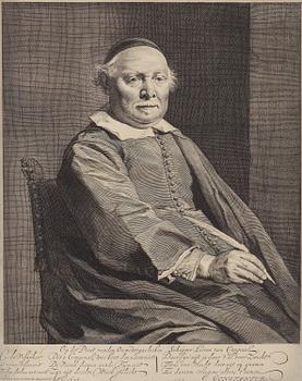 CORNELIS DE VISSCHER. Kopparstick, 1658.