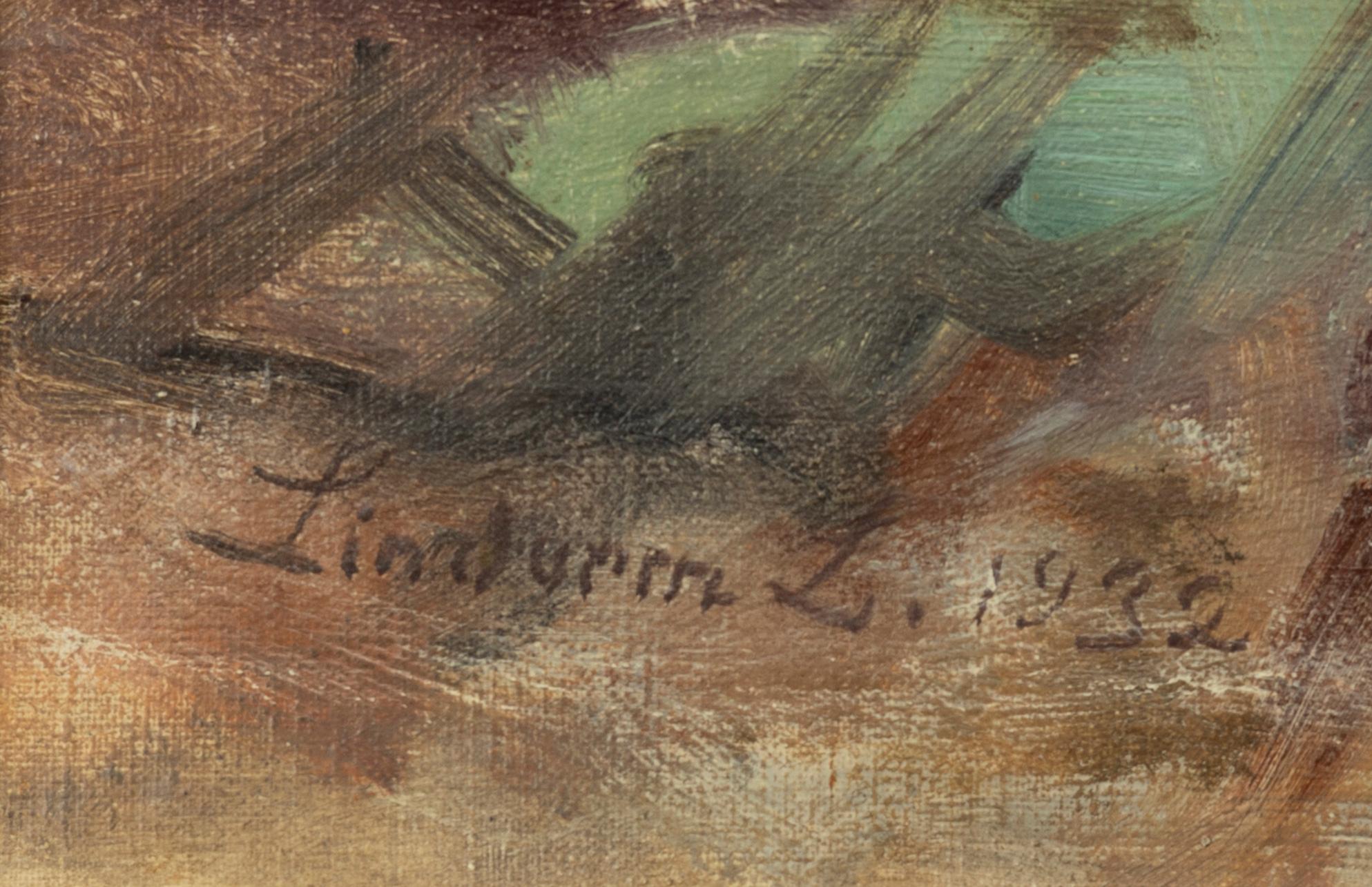 Lindorm Liljefors, 'Brunänder Dannemorasjön (Brown ducks at Dannemora Lake)'.