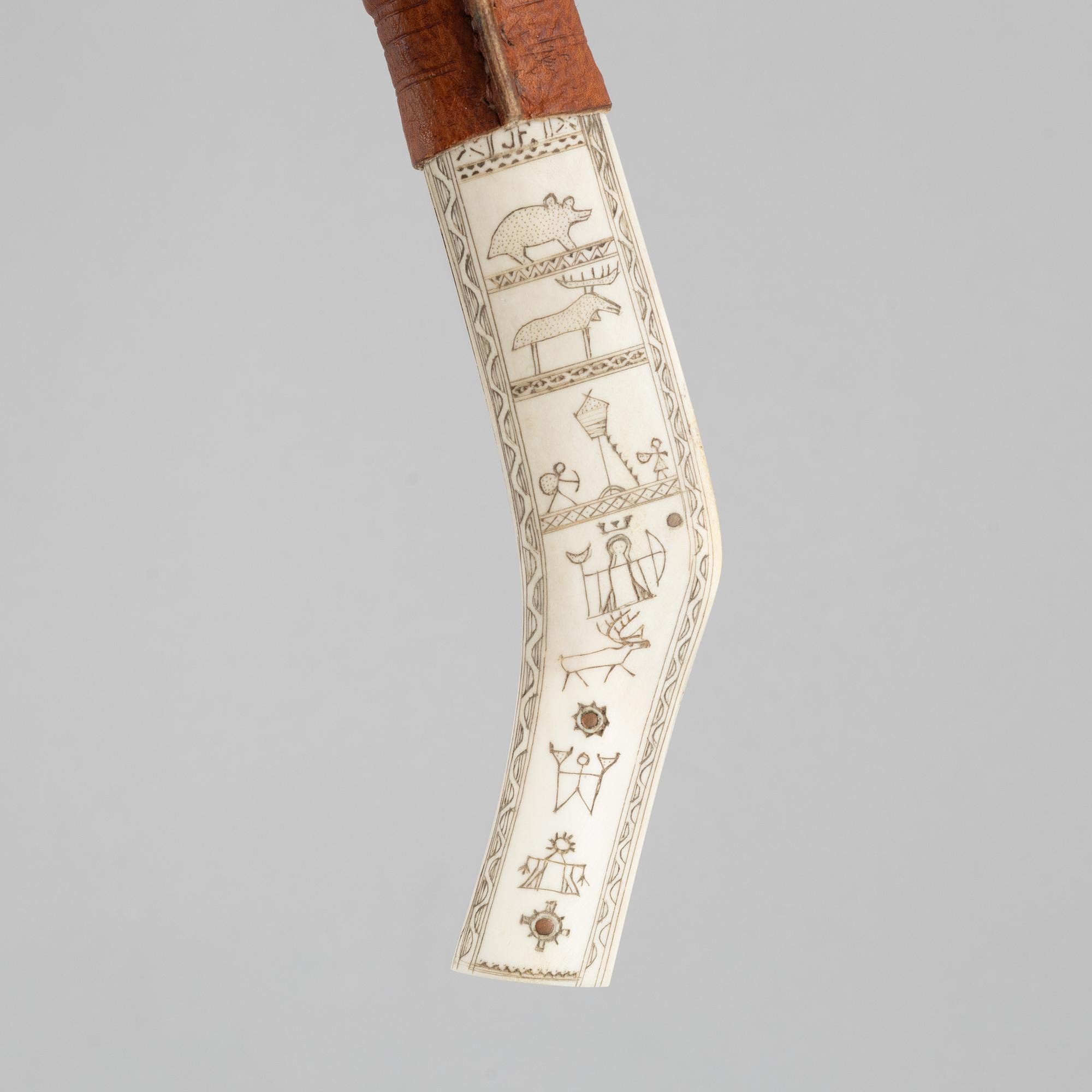 Johan Fankki, a knife, signed.