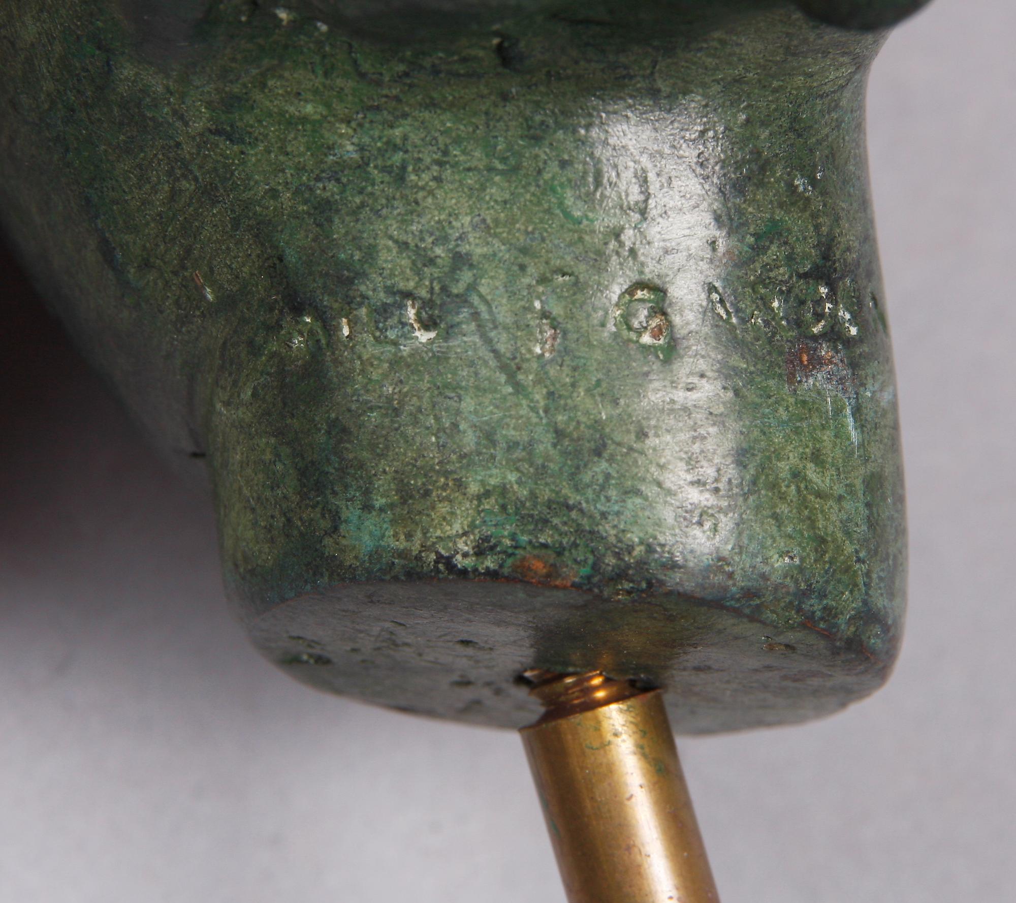 SKULPTUR, brons, museikopia efter Carl Milles, sent 1900-tal.