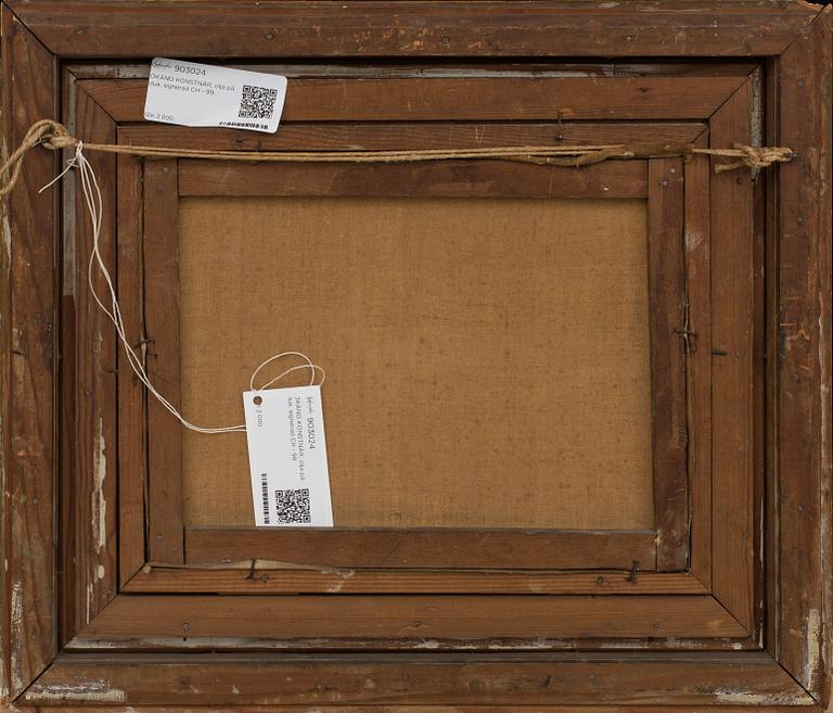 UNKNOWN ARTIST, oil on canvas, signed CH- 99.