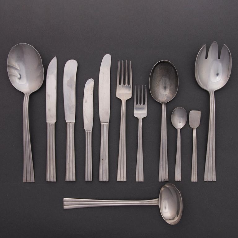 FOLKE ARSTRÖM, bestick, 64 delar, "Thebe", Gense.