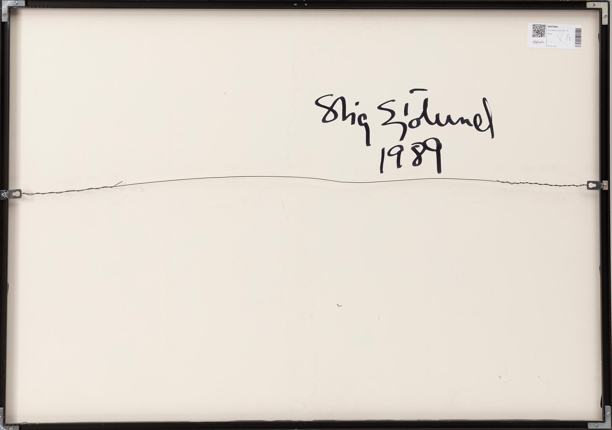 Stig Sjölund, Untitled.