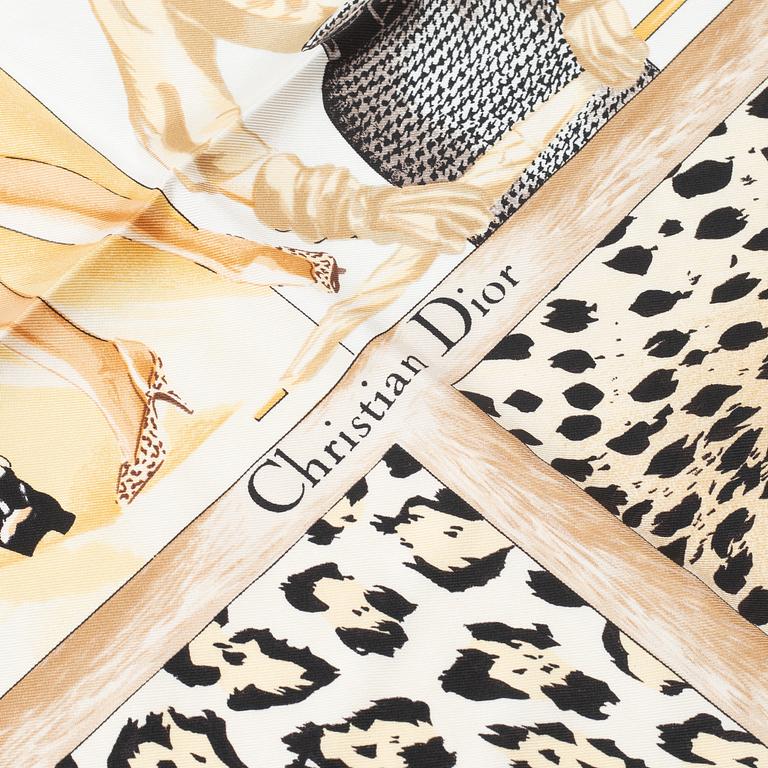 Christian Dior, a twill silk scarf.