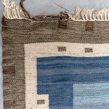 Matta, Rölakan, signerad JA (?), ca 237x165 cm.