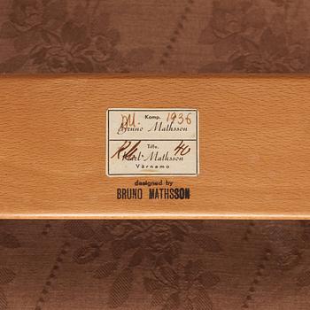 Bruno Mathsson, a birch and beech 'Liggstol nr 36' lounge chair, Firma Karl Mathsson Värnamo Sweden 1940.